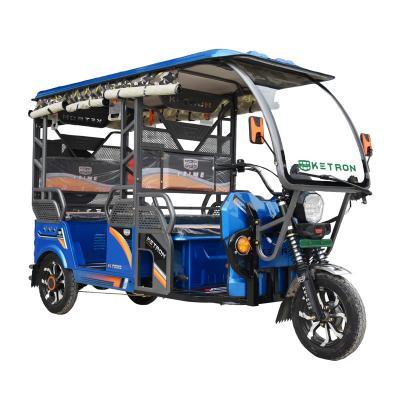 China Hot Selling Tuk Tuk Three Wheel Electric Passenger Tricycle E Passenger Auto Rickshaw Differiential Motor Taxi for sale