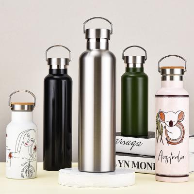 China Double Wall Vacuum Cup Sports Water Bottles Thermos Minimalist Stainless Steel Water Bottle for sale