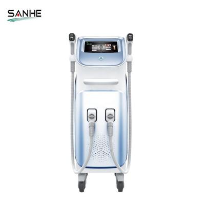 China Skin Tightening 2022 Hot 1600 Dual Handle /2000Watt 3 Wavelengths 1064Nm 808Nm 755Nm Laser Hair Removal Machine for sale