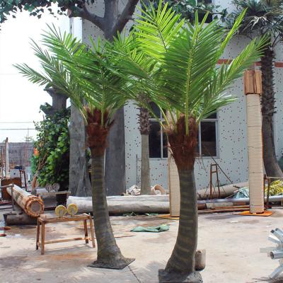 China Good quality minimalist artificial coconut palm trees for water park decoration for sale