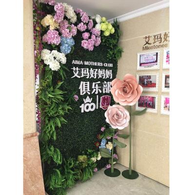 China Environmental artificial green wall for office building decoration for sale