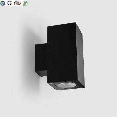 China Tempered Glass 150mm x150Hmm 200Hmm 300Hmm 500Hmm 1x15W, 1X20W, 1X30W, 2X15W, 2X20W, 2X30W IP20, IP54, IP65 Square LED Wall Light External Wall Lamp for sale