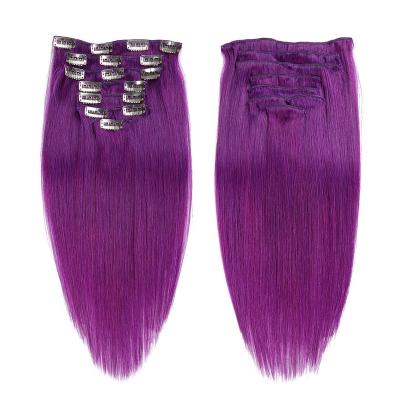 China Factory Direct Wave Silky Straight # Lila Clip-In Wig Non-Listing Hair Extension Hair Wigs for sale