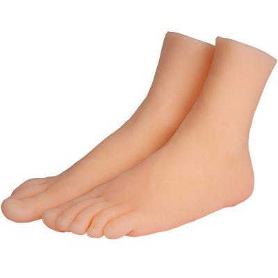 China The other top selling a pair of Mannequin Feet Art Display Simulation Silicone Foot male model for sale