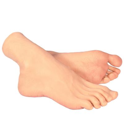 China Other Male Mannequint Foot Fetish Simulation Silicone Foot Model Making Price A Pairs for sale