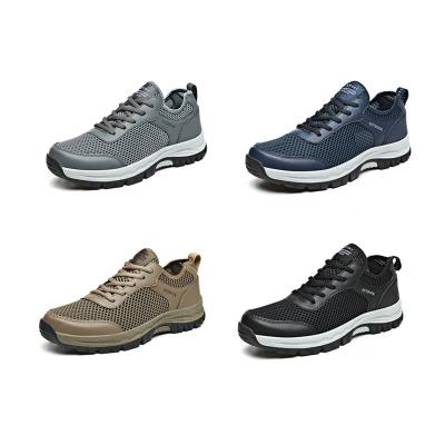 China Comfortable Summer Breathable Men Hiking Shoes Mesh Outdoor Men Sneakers Climbing Shoes Suede Sport Water Quick Dry Shoes for sale