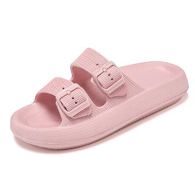 China Fashion Trend Summer Slippers Mens Womens Platform Bathroom Indoor Thick Slippers Shape Soft Unique Lightweight Beach Sandal Couples for sale