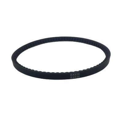 중국 High Efficiency Cogged Transmission V Belts Industrial V-Belt Rubber High Quality Transmission Teeth Belts BX 838 판매용