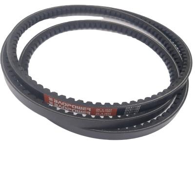 China Textile Mills Machine Tools And Food Processing Application Cogged V Belts High Quality Wear Resistant Industrial Raw Rubber EdgeTransmission V Belt Teeth Belt 5VX1150 for sale