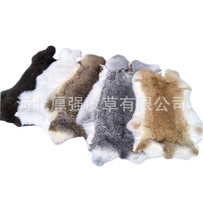 China 2021 Wholesale Good Quality Natural Rabbit Fur Skin Upholstery Auto Stain for sale