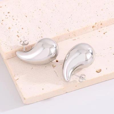 China CLASSIC Drop Ship Hollow Out Chunky Hoop Earring designer hoop earrings free size stainless steel thick hoop earrings for sale