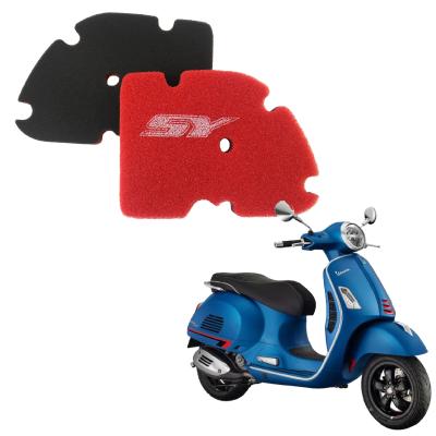 China VESPA GTS-300 Motorcycle Sponge Filter High Flow Air Cleaner Filter Element For Moto VESPA GTS-300 for sale