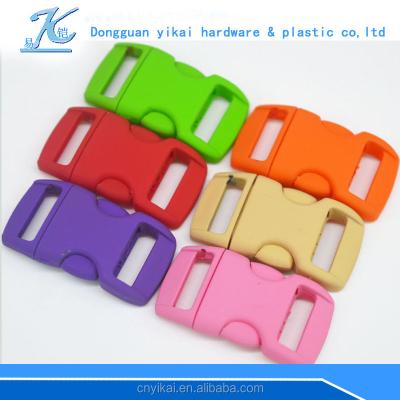 China New Soft Rubber Feeling Supply 10MM Mini Plastic Buckle Small Buckle For Backpacks for sale