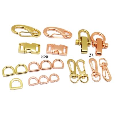 China Shoe decoration/handbag buckle/polished metal D-ring buckle high bath clothes buckle/dog collar buckle for sale