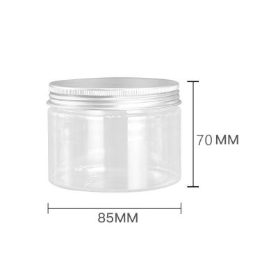 China Unique Luxury Premium Wide Hexagon Food Wholesale Honey Mini Small 280ml Jar With Silver Lid for sale