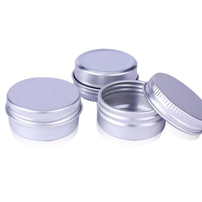 China 10ml Cake Soap Aluminum Metal Canisters Luxury Screw Cap Baking Cosmetic Jars Screw Lid for sale