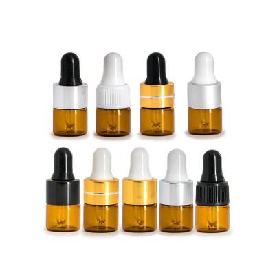 China 1-5ml 1g 2g 3g 4g 5g Small Seed Cosmetic Serum Glass Packaging Sample Box Lab Sample Dropper Bottles for sale