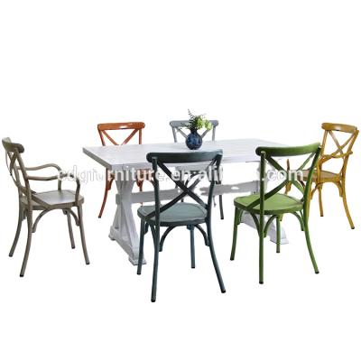 Chine Vintage Modern Classic Restaurant Outdoor Wedding Party Table Chair Furniture For Garden à vendre