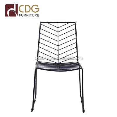 Chine Modern Beach Outdoor Steel Wire Chair, Steel Frame Wire Chair For Restaurant Use à vendre