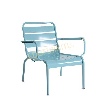 Κίνα Modern Modern Restaurant Outdoor Leisure Room / Garden Aluminum Stacking Chairs Dining Chair προς πώληση