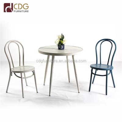 China Traditional Hot Sale Outdoor Leisure Round Table Chair Stackable Sets for sale