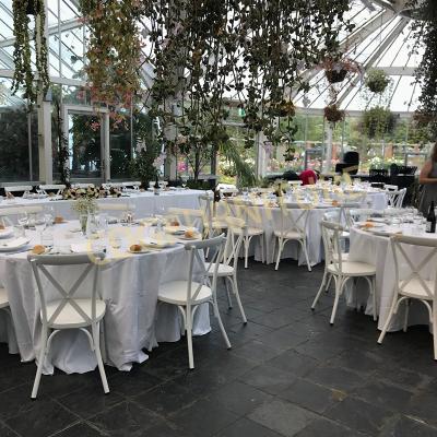 Cina New Style Restaurant Chair Wooden Party Event Wedding Reception Decoration Feast Furniture Chair Rental Metal Napoleon Chiavari Chair in vendita