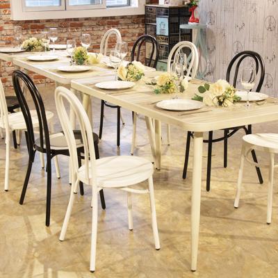 China Other Most Popular High Quality Event Furniture Party Chairs For Sale Wrought Iron Restaurant Dining Chair à venda