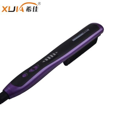 China Hotel Best Price Hot Air Styling Hair Brush Magic Electric Hair Straightener Comb for sale