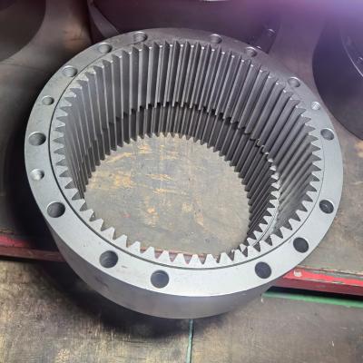 China Swing Gearbox Swing Ring Gear Used For Excavator Parts SY215 Swing Gearbox for sale