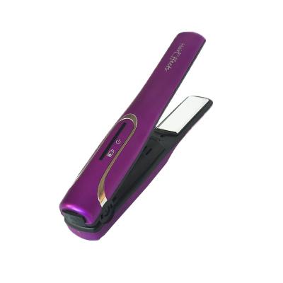 China BM139 purple portable constant temperature hair care titanium gold aluminum plate hair straightener for sale