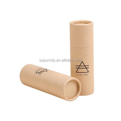 China Custom Size Disposable Perfume Bottle Packaging Biodegradable Cardboard Candle Wrapping Paper Tube For Protein Powder Packaging for sale