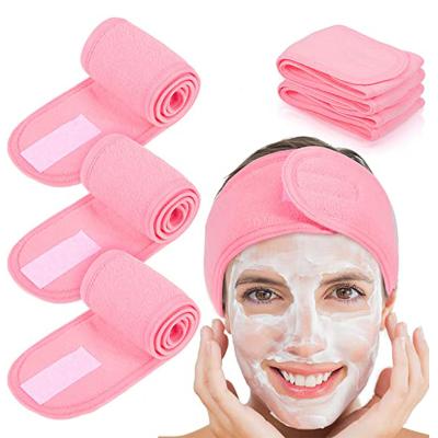 China Sopurrrdy Fashionable High Quality New Arrival Hairband Makeup Spa Yoga Towel Colorful Elastic Headband for sale