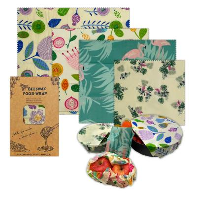 China Life / Green Sustainable / Waterproof GTOS Eco Friendly Reusable Organic Beeswax Food Wrap for sale