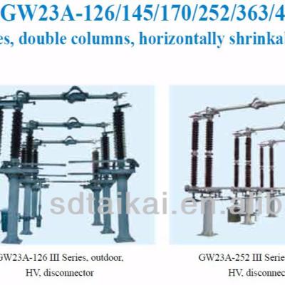 China Switch GW23A-126/145/170/252/363/550 Disconnector GW23A-126/145/170/252/363/550 for sale