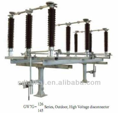 China GW7G-40.5/72.5/126/145/170, series, three columns, horizontal-rotary, double contact break, HV, AC, disconnector switch GW7G-40.5/72.5/126/145/170 for sale