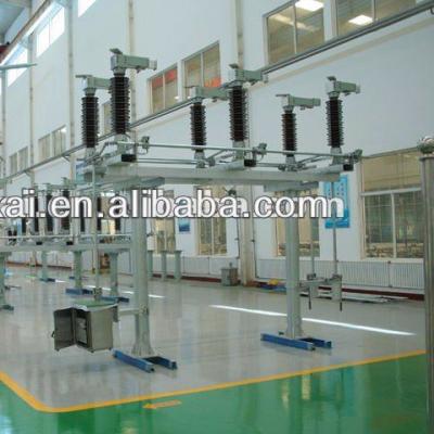 China GW4-126 series, double columns, horizontal rotary, single fracture, high voltage, AC disconnector GW4-126 for sale