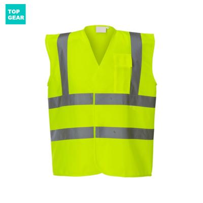 China Topgear Outdoor Working Outdoor Operation Customized Hi Force Workwear Vest Safety Jacket Reflective Vest for sale