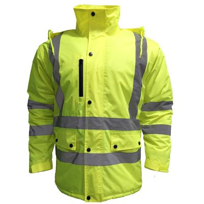 China Topgear Workwear Hi-Force Men's Hi-Viz High Quality Men's Workwear Jacket OEM Yellow Custom Workwear Jacket for sale