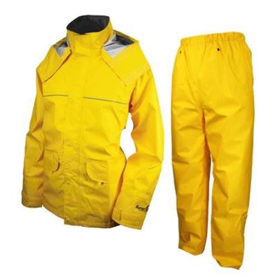 China Topgear Rain Jacket PVC Waterproof Windproof Rain Coat Waterproof Reflective 100% Polyester Rain Jacket for sale