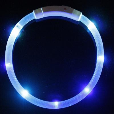 Cina Usb Stocked Safety Coleira Para Cachorro Cat Collar Luxury Designers Japanese Light Up Led Dog Collars in vendita