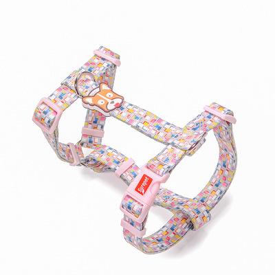 중국 Stocked Harness for Dog Wholesale Nylon Comfortable Fashion Custom Adjustable Fancy Macrame Hands Free Dog Collar and Leash Set 판매용