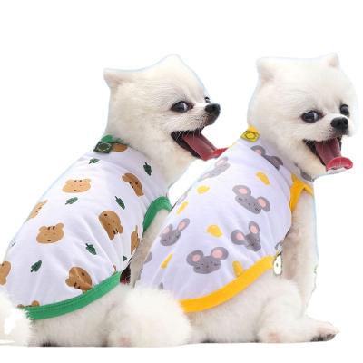 China Wholesale Modern Luxury Stocked Chalecos Para Perro Ropa Verano Summer High End Dogs Cloth Pet Clothes Clothing Leisure Te koop