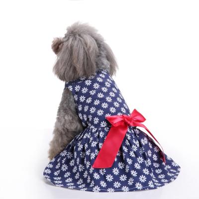 中国 Pretty Princess Viable Wholesale Dog Summer Dresses Wedding Cat Skirt Fashion Pet Clothes Luxury Birthday Wear 販売のため