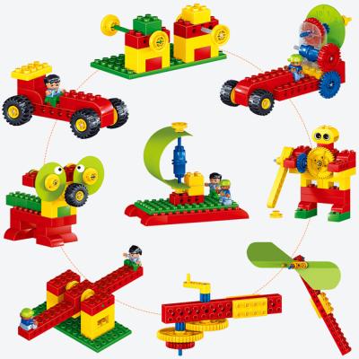 China Construction Toy Educational Stem Bricks Toys Blocks Funny Blocks Toy Speed ​​Set Plastic Mechanical Blocks For Kids for sale