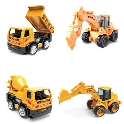 China Toy Construction Series Vehicle Truck Diecast Engineering Toy Plastic Trucks With Simulation Shape for sale