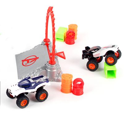 China Toy Kids Diecast Catapult Die Cast Iron Car Toy Small Car Racing Parking Games For Sale for sale