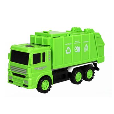 China Toy Model Friction Vehicle Sanitation Diecast Car Set Plastic Toy Gift Toy Traffic Toy For Little Boy for sale