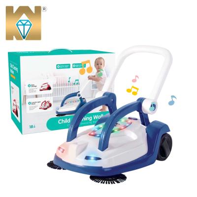 China KUNYANG Plastic The Other Baby Toys New Arrivals Sweeping And Cleaning Toys Music Light Baby Walker For Children for sale