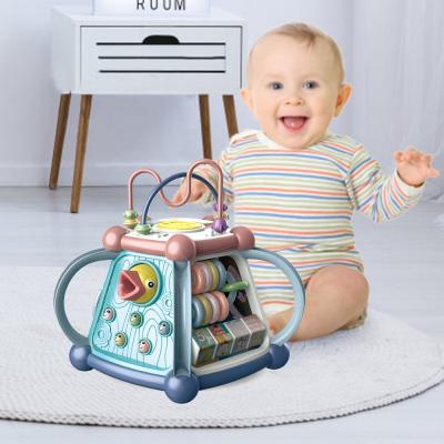 China ABS/PP Kids Toy Activity Cube Baby Toys 7 IN 1 Kids Learning Cube With Musical for sale