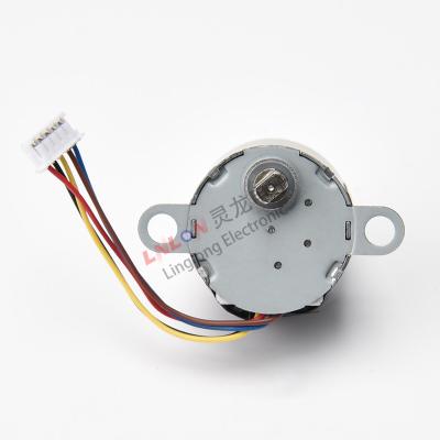 China Small Cheap PM 24mm 24BYJ48 12v Geared Stepping Motor For Fan Air Conditioner 24mm*19mm for sale